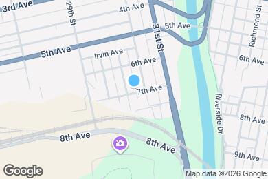 Map image of the property - 2952 7th Ave