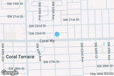 Map image of the property - 6387 Coral Way