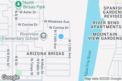 Map image of the property - 11529 W Flores Dr