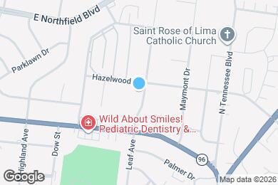 Map image of the property - 1407 Leaf Ave