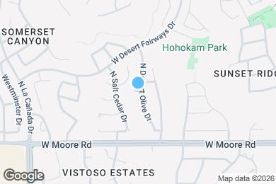 Map image of the property - 12949 N Desert Olive Dr