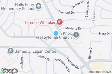Map image of the property - 1525 Aintree Dr