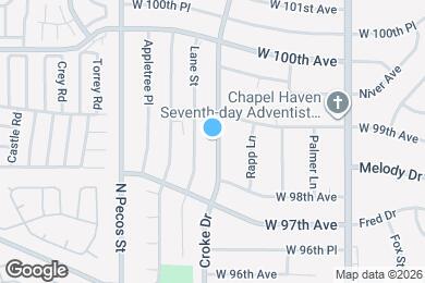 Map image of the property - 9849 Croke Dr