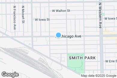 Map image of the property - 2629 W Chicago Ave