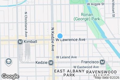 Map image of the property - 3137 W Lawrence Ave