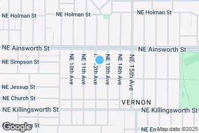 Map image of the property - 5844 NE 12th Ave