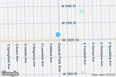 Map image of the property - 2552 S Central Park Ave