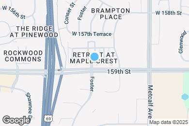 Map image of the property - 15853 Foster