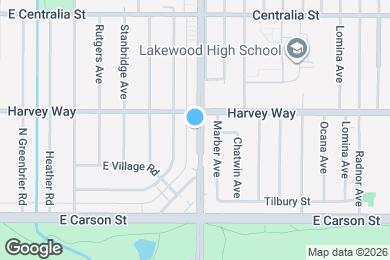 Map image of the property - 4241 N Bellflower Blvd