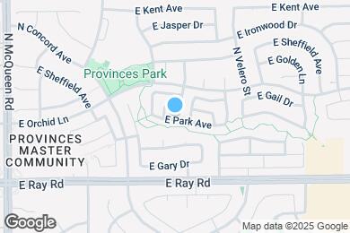 Map image of the property - 1424 E Park Ave