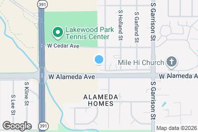 Map image of the property - 9533 W Alameda Ave