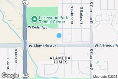 Map image of the property - 9537 W Alameda Ave