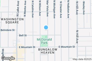 Map image of the property - 1053 N Mar Vista Ave