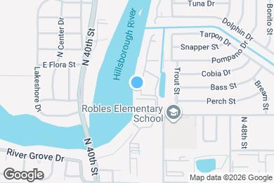 Map image of the property - 7126 E Bank Dr