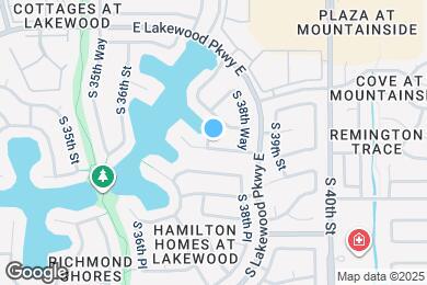 Map image of the property - 3848 E Amberwood Dr