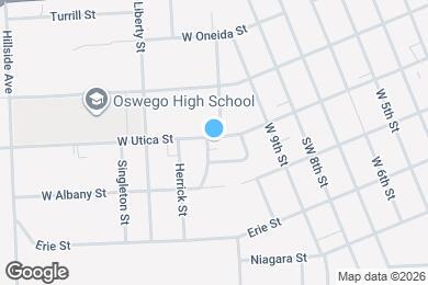 Map image of the property - 140 W Utica St