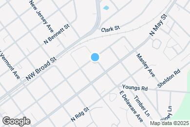 Map image of the property - 250 E Delaware Ave