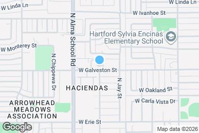 Map image of the property - 886 W Galveston St