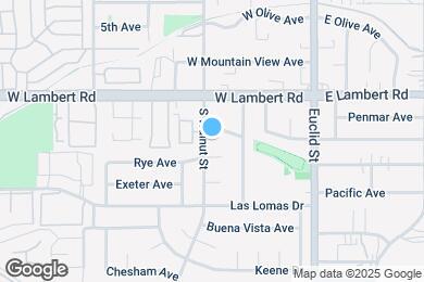 Map image of the property - 770 S Walnut St