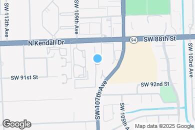 Map image of the property - 10740 N Kendall Dr