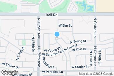 Map image of the property - 16669 N 173rd Ave