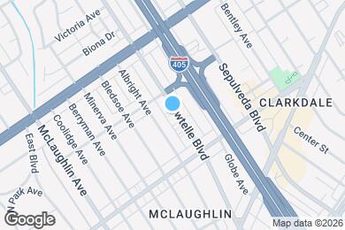 Map image of the property - 3929 Sawtelle Blvd