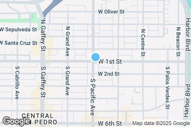 Map image of the property - 106 S Pacific Ave