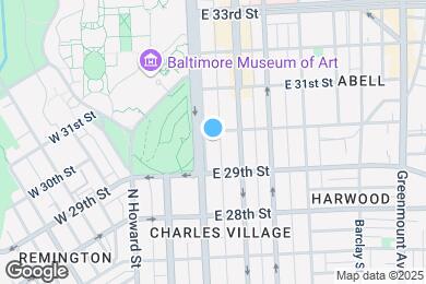 Map image of the property - 2935 N Charles St