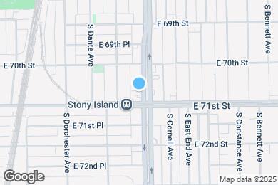 Map image of the property - 7040 S Stony Island Ave