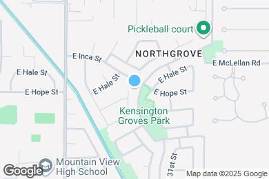 Map image of the property - 1515 N Los Alamos Cir