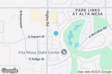 Map image of the property - 5233 E Ingram St