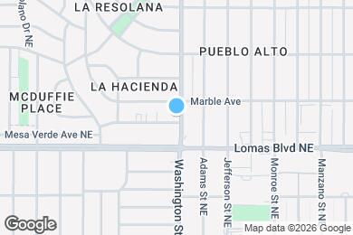 Map image of the property - 4161 Mesa Verde Ave NE