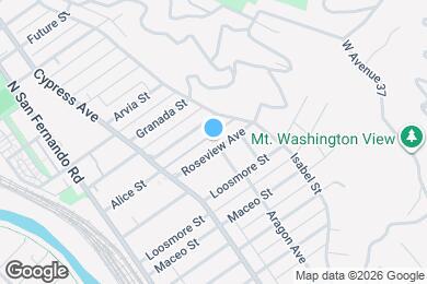 Map image of the property - 3361 1/2 Roseview Ave