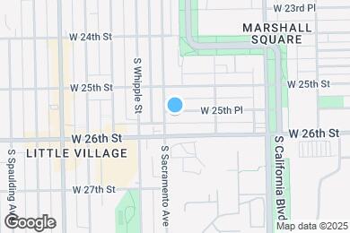 Map image of the property - 2949 W 25th Pl