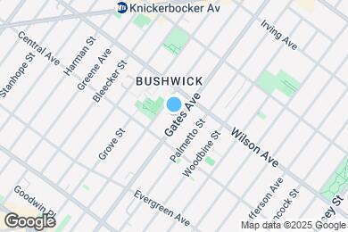 Map image of the property - 1319 Gates Ave