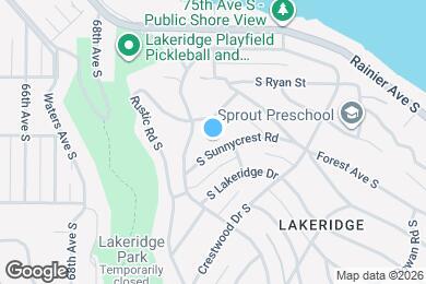 Map image of the property - 7136 S Sunnycrest Rd