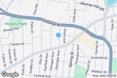 Map image of the property - 168 Sheridan Ave