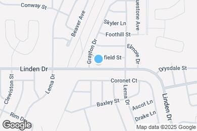 Map image of the property - 13095 Linden Dr