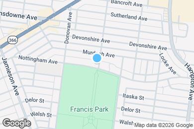 Map image of the property - 6401 Nottingham Ave