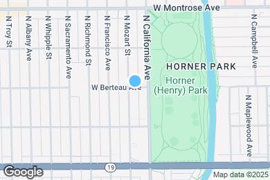 Map image of the property - 2819 W Berteau Ave