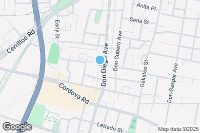 Map image of the property - 1022 Don Diego Ave