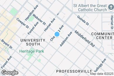 Map image of the property - 596 Channing Ave