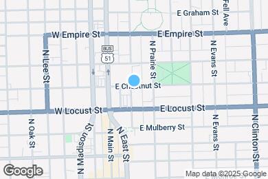 Map image of the property - 209 E Chestnut St