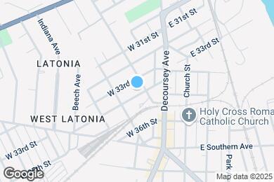 Map image of the property - 108 W 34th St