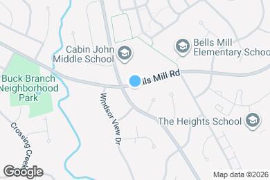 Map image of the property - 8412 Bells Mill Rd