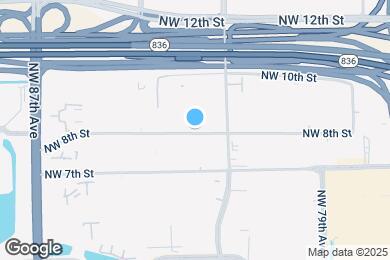 Map image of the property - 8261 NW 8th St