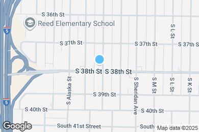 Map image of the property - 3734 S Ainsworth Ave
