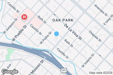 Map image of the property - 314 W Mission St