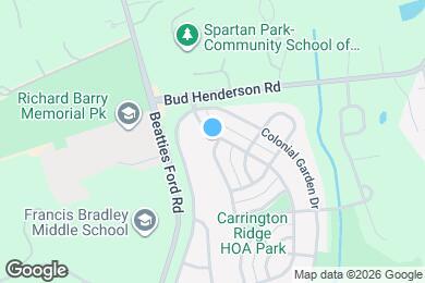 Map image of the property - 15609 Carrington Ridge Dr