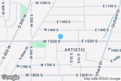 Map image of the property - 38 W 1500 S
